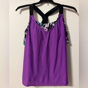 Purple Women's Swim Tank Top